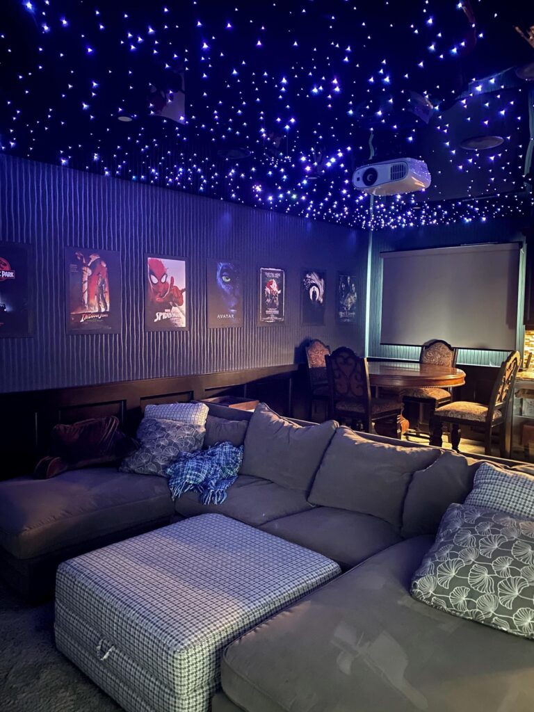 galaxy ceilings, home movie theathre ideas