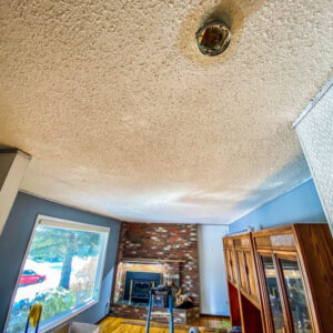 asbestos popcorn ceiling