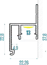 Led h profile specification