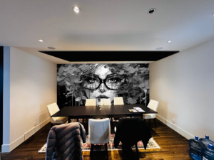 Acoustic wall - stretch ceiling