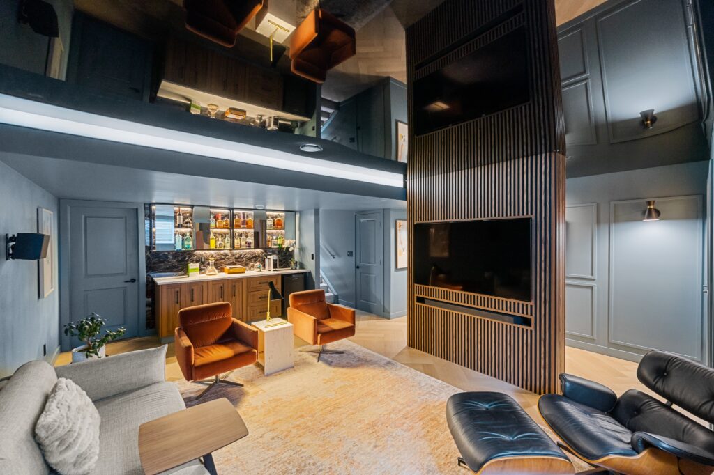 Basement interior design