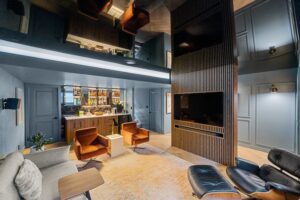 Basement interior design