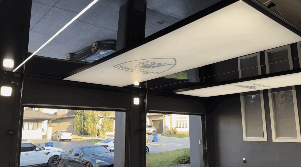 Garage stretch Ceiling
