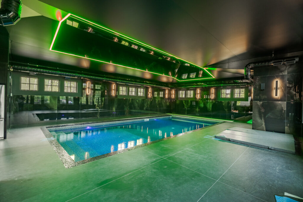 Swimming Pool Stretch Ceiling