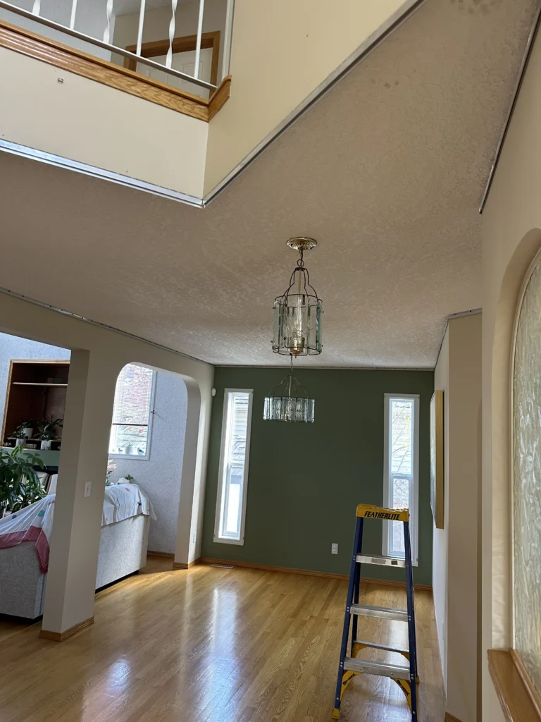 Valley Ridge Calgary, ceiling remodelling