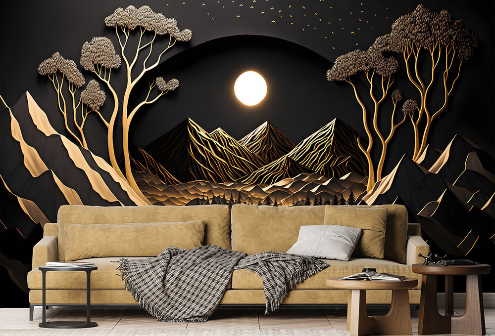 Kanvazz Imaginery Landscape full moon