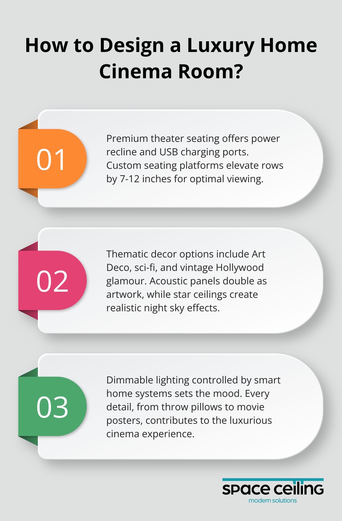 Infographic: How to Design a Luxury Home Cinema Room? - cinema room ideas