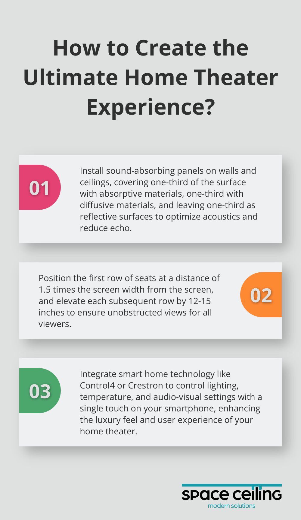 Infographic: How to Create the Ultimate Home Theater Experience? - cinema room ideas