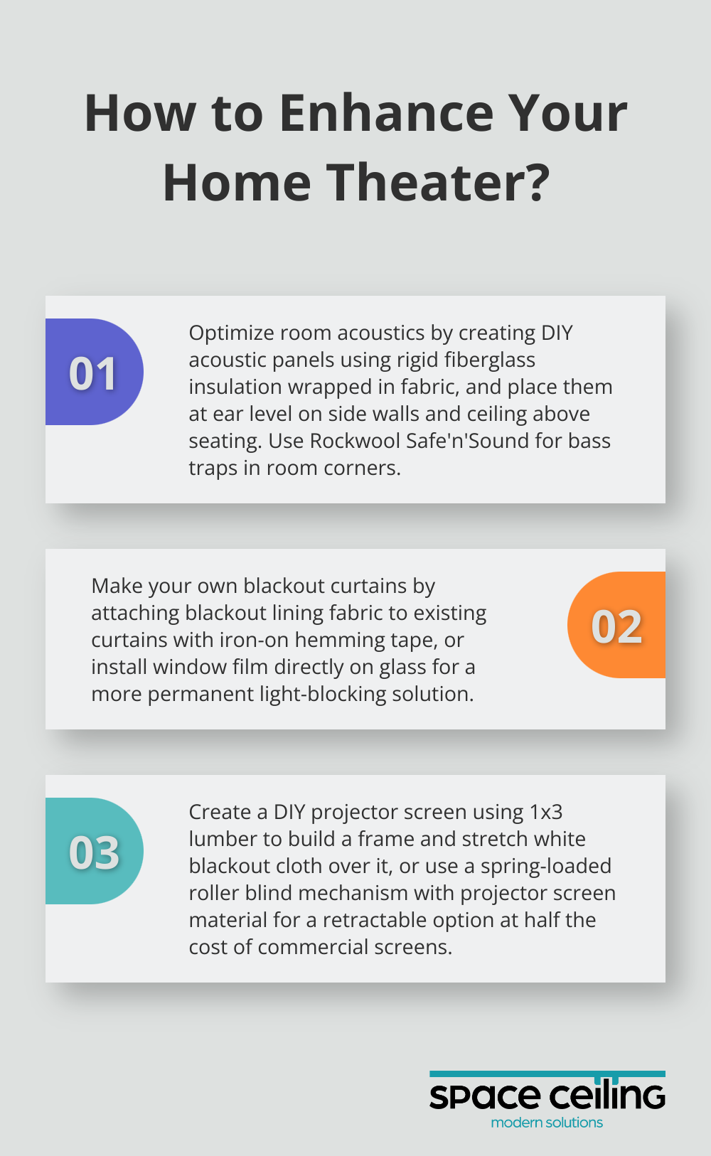 Infographic: How to Enhance Your Home Theater?