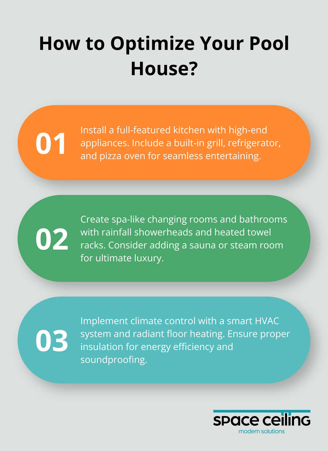 Infographic: How to Optimize Your Pool House?