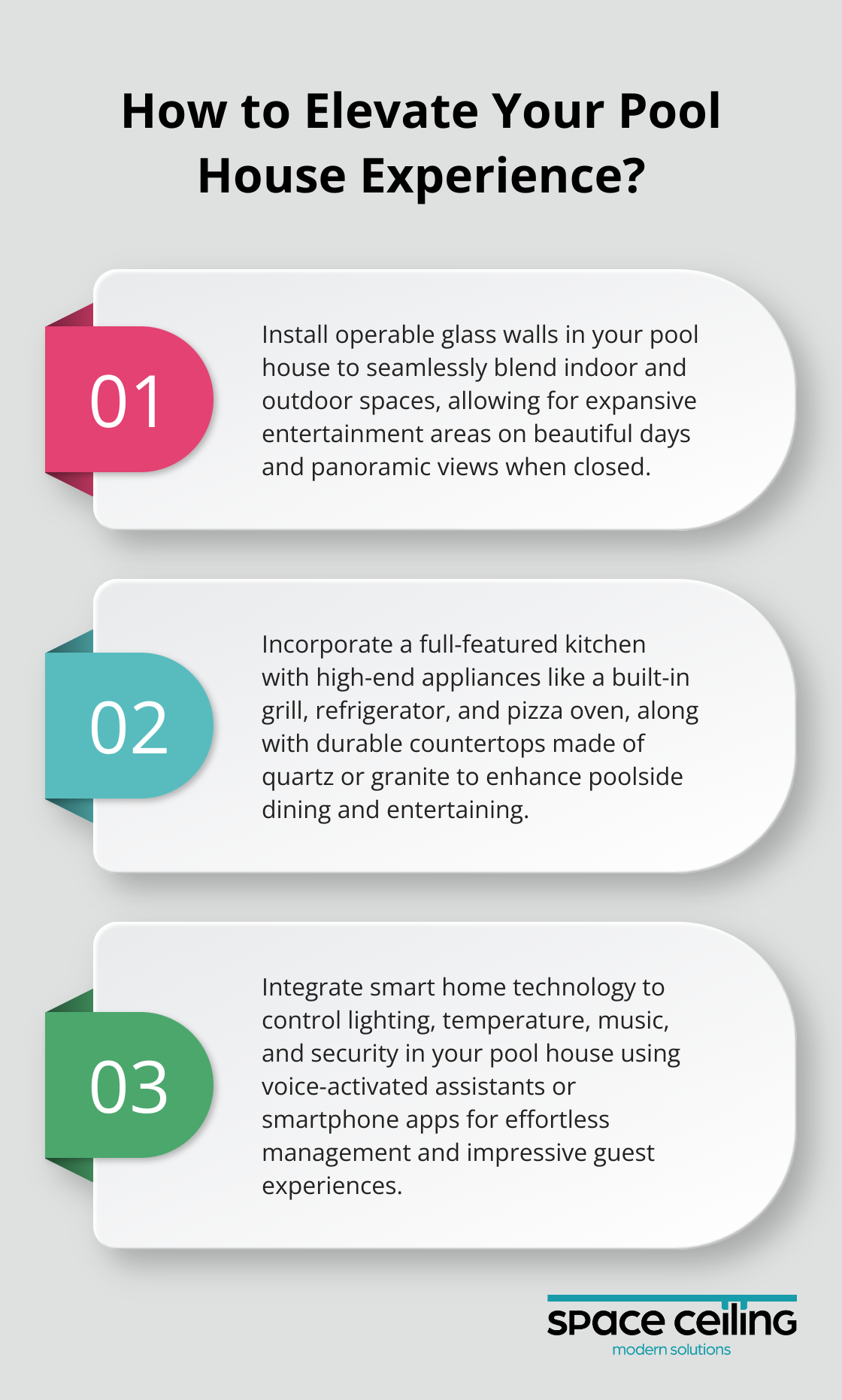 Infographic: How to Elevate Your Pool House Experience? - houses with pool house