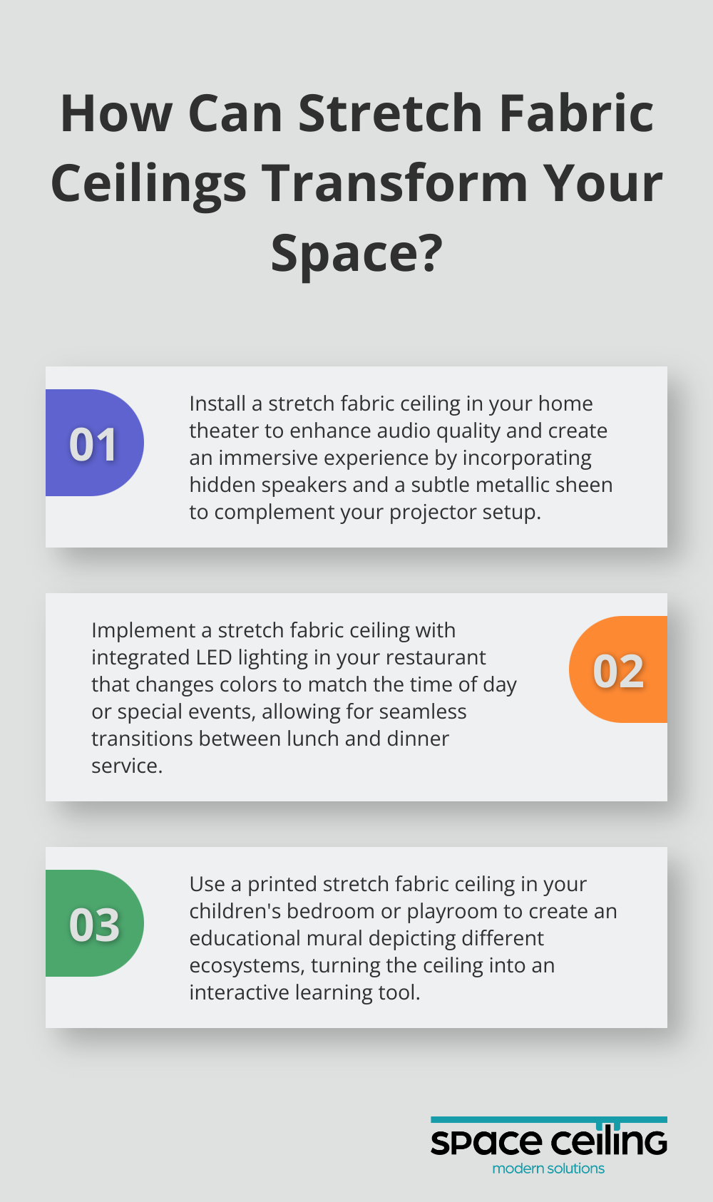 Infographic: How Can Stretch Fabric Ceilings Transform Your Space?