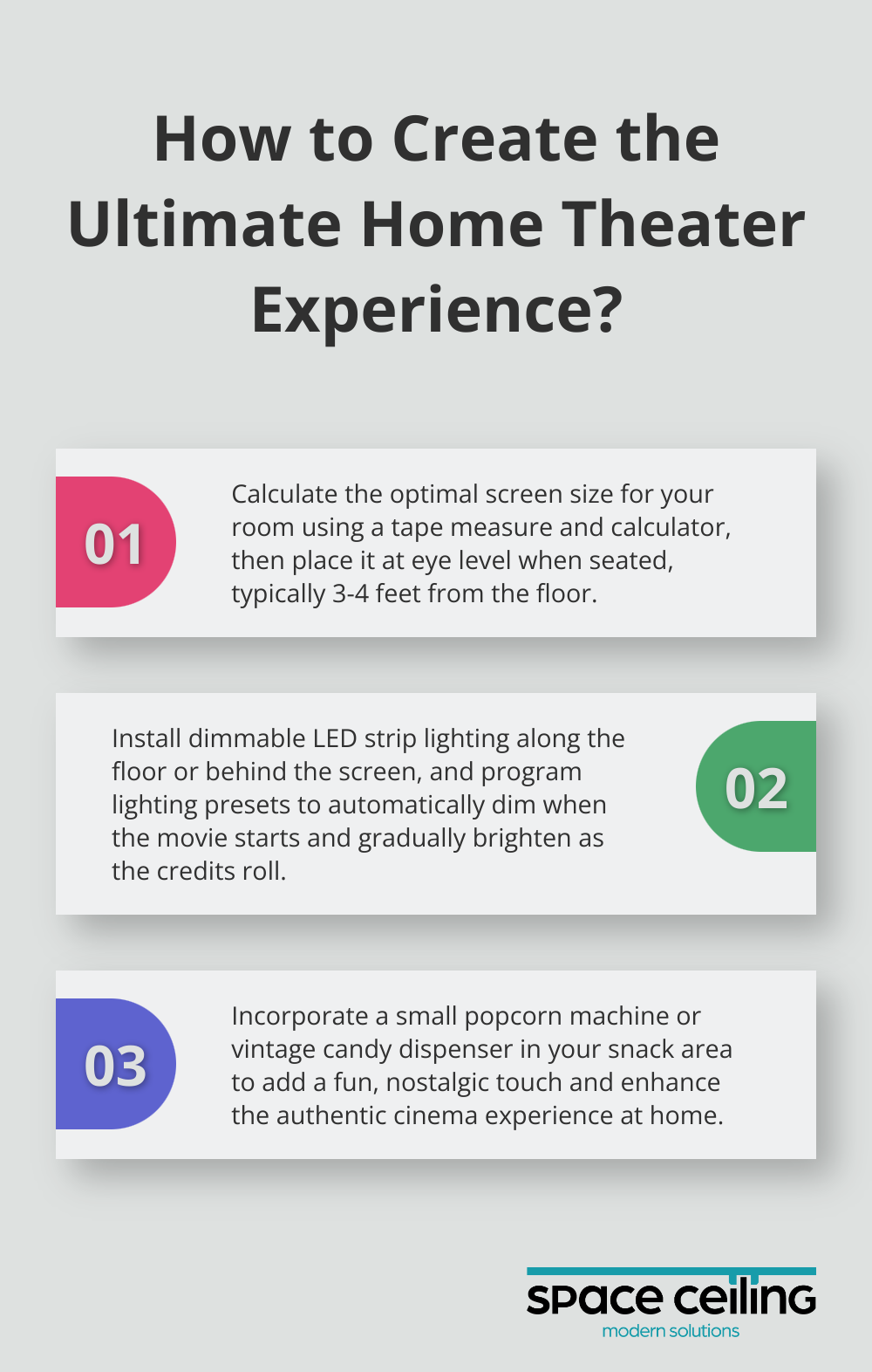 Infographic: How to Create the Ultimate Home Theater Experience? - theater room ideas